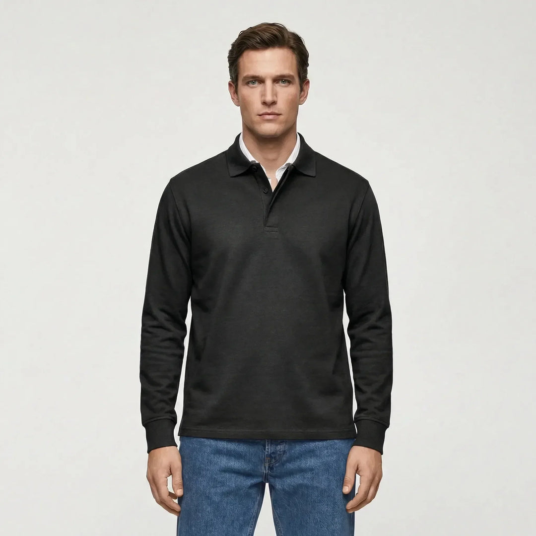 Langarm Polo Shirt Stil - Ilias
