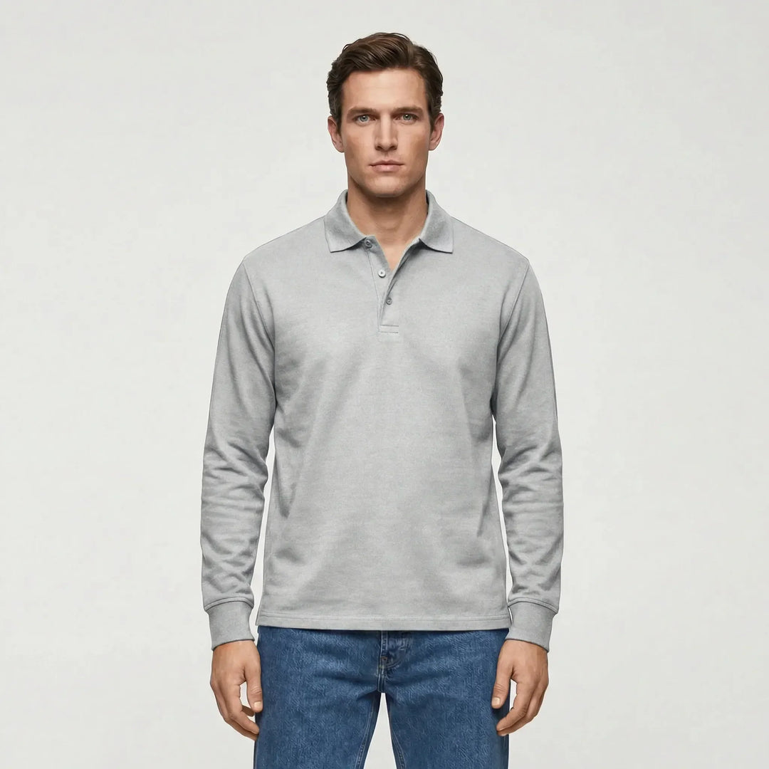 Langarm Polo Shirt Stil - Ilias