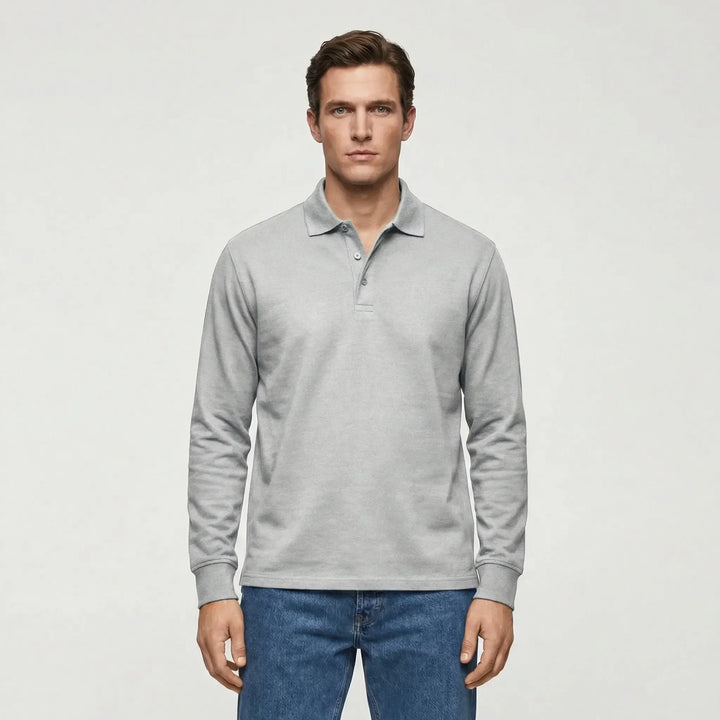 Langarm Polo Shirt Stil - Ilias