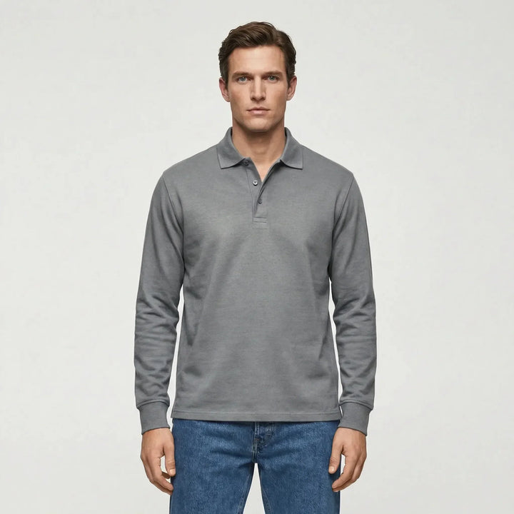Langarm Polo Shirt Stil - Ilias