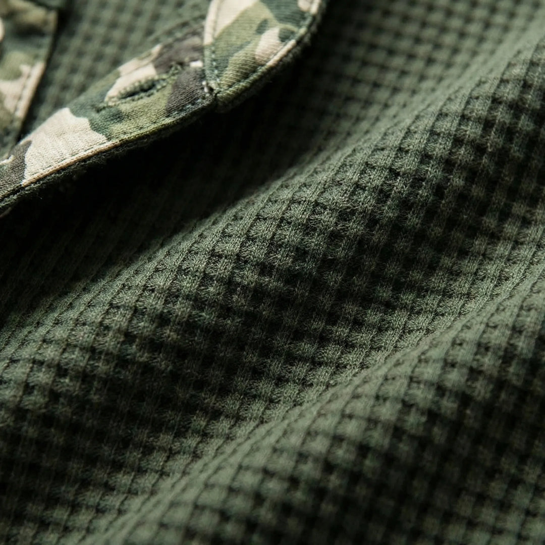 Langarm Poloshirt Mit Stehkragen - Kenan