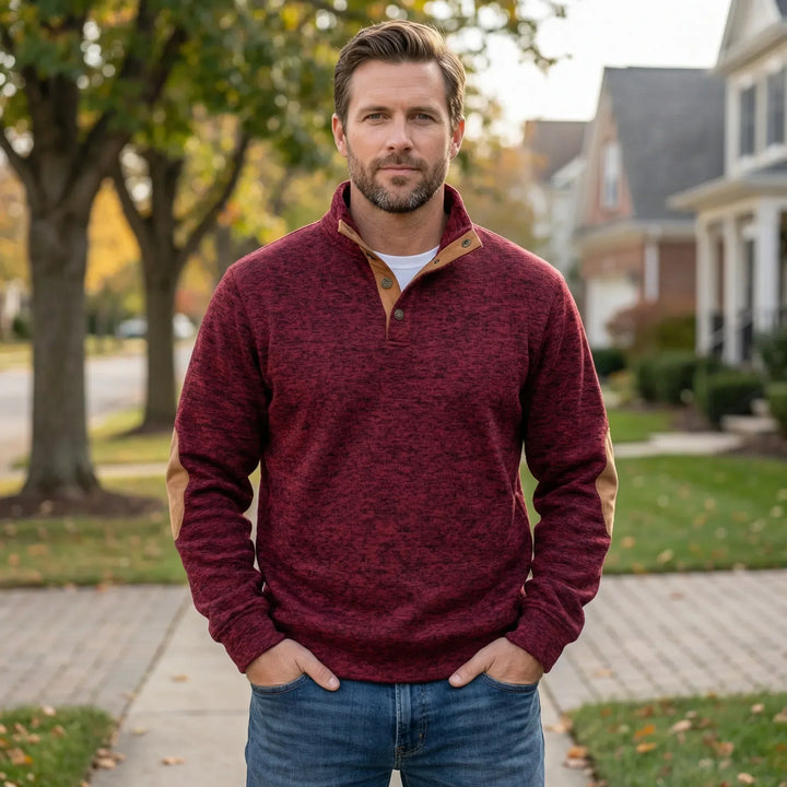 Langarm Pullover Mit Stehkragen - Eddy