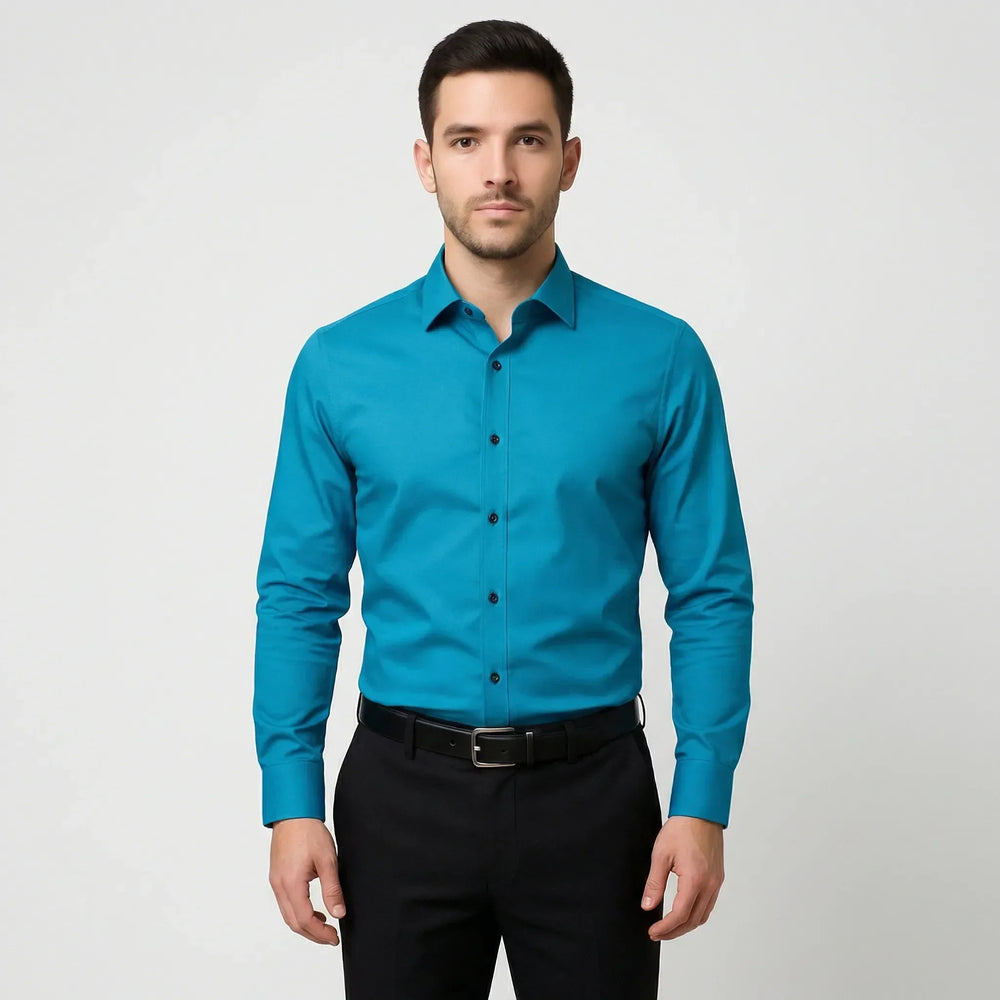 Langarm Slim Fit Hemd - Kian