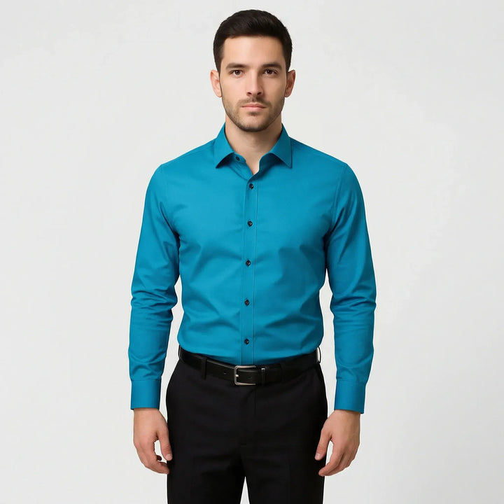 Langarm Slim Fit Hemd - Kian