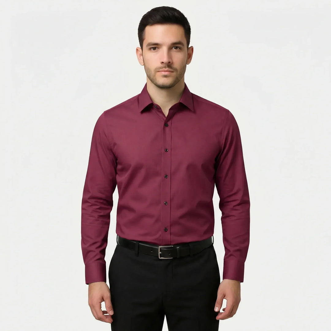 Langarm Slim Fit Hemd - Kian