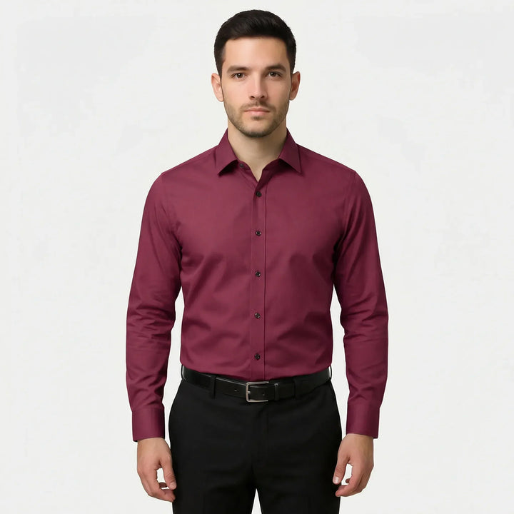 Langarm Slim Fit Hemd - Kian