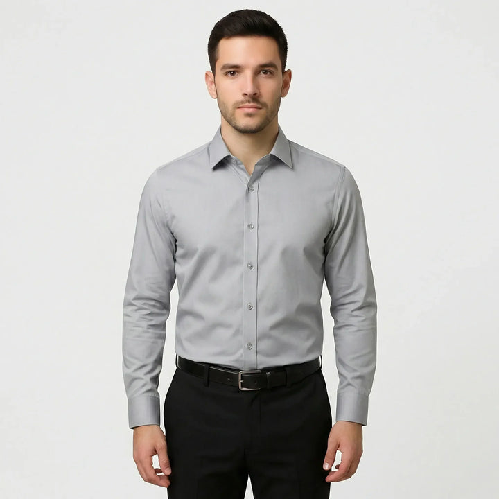 Langarm Slim Fit Hemd - Kian