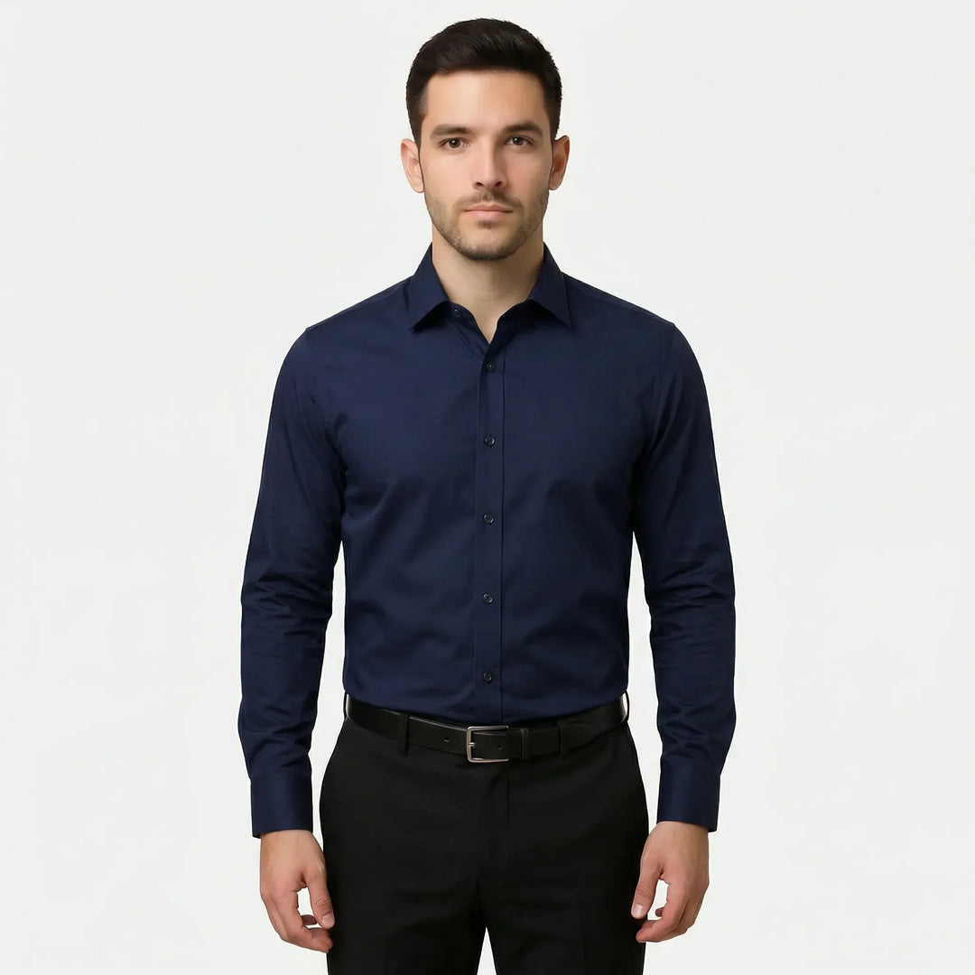 Langarm Slim Fit Hemd - Kian