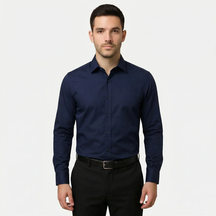 Langarm Slim Fit Hemd - Kian