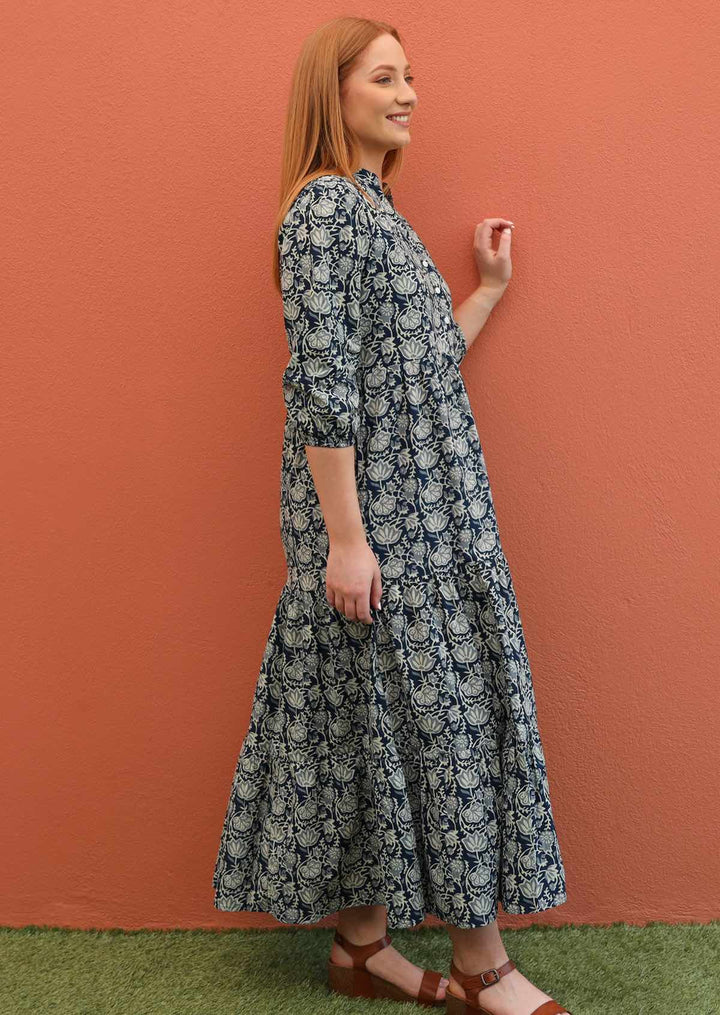 Langärmeliges Maxi Kleid - Joleen