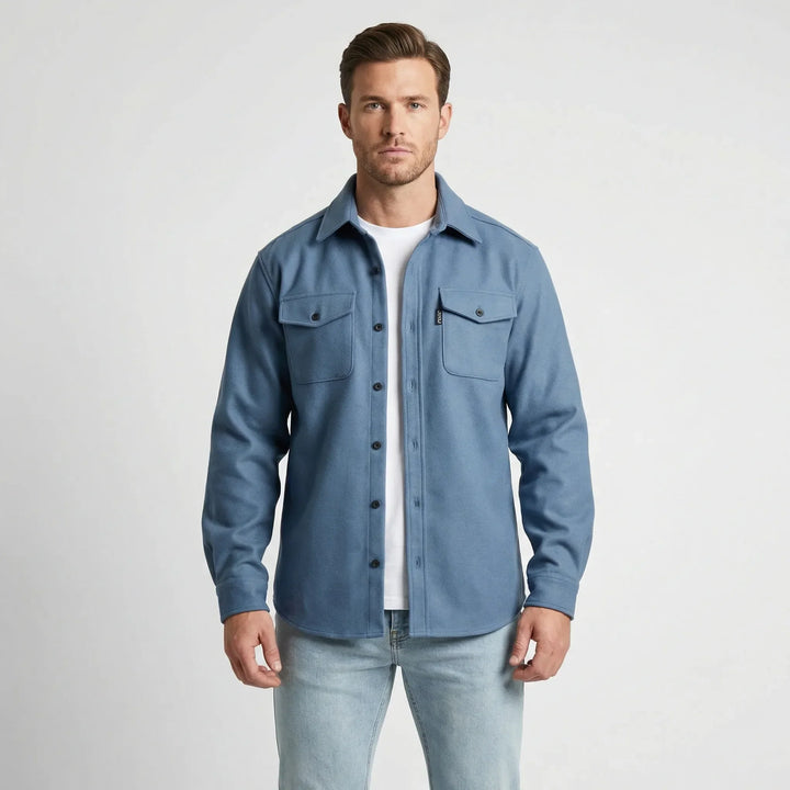 Langärmeliges Overshirt Mit Brusttaschen - Pablo
