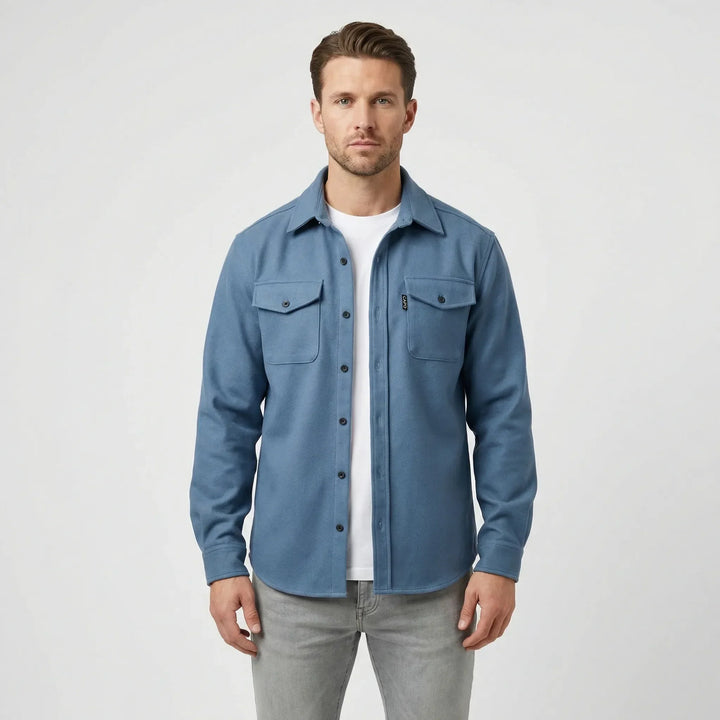 Langärmeliges Overshirt Mit Brusttaschen - Pablo