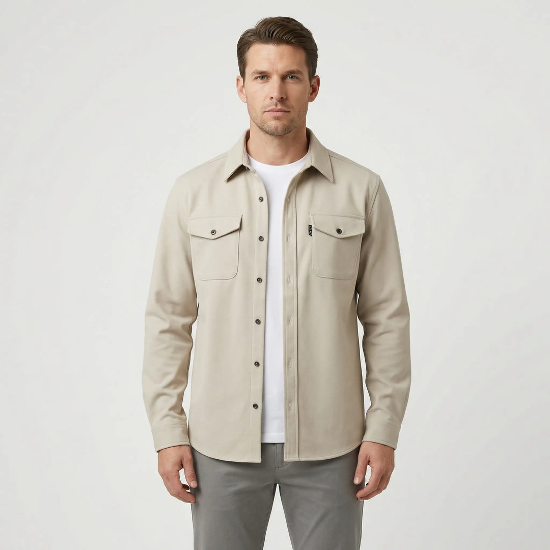 Langärmeliges Overshirt Mit Brusttaschen - Pablo
