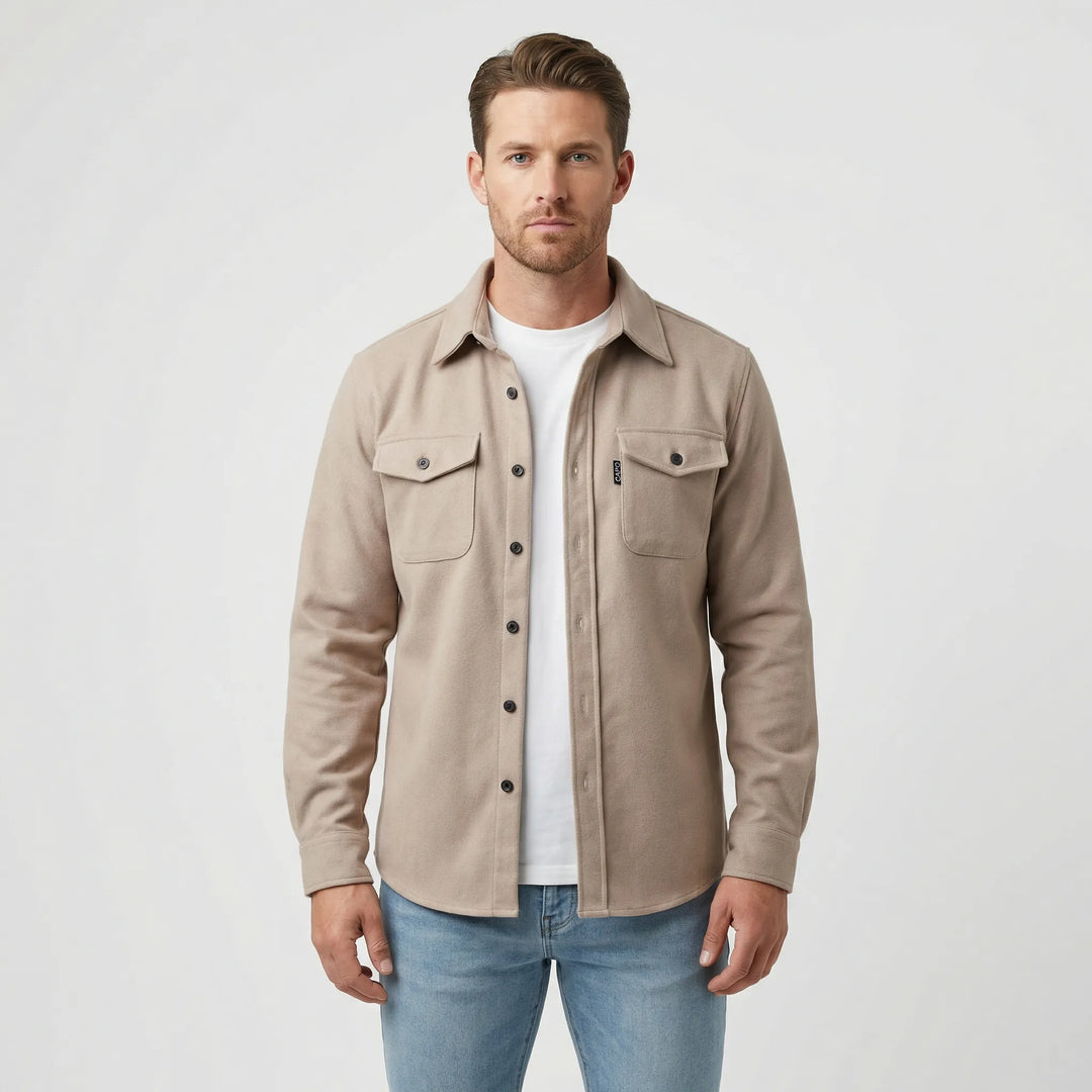 Langärmeliges Overshirt Mit Brusttaschen - Pablo