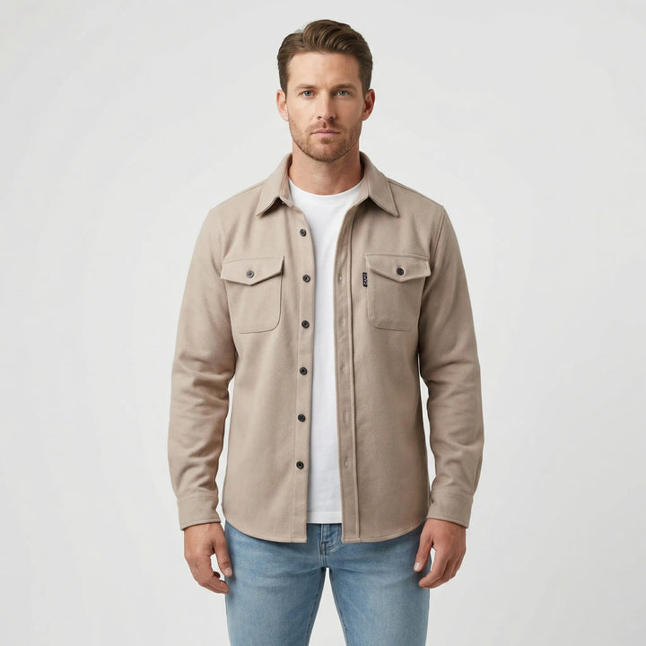 Langärmeliges Overshirt Mit Brusttaschen - Pablo