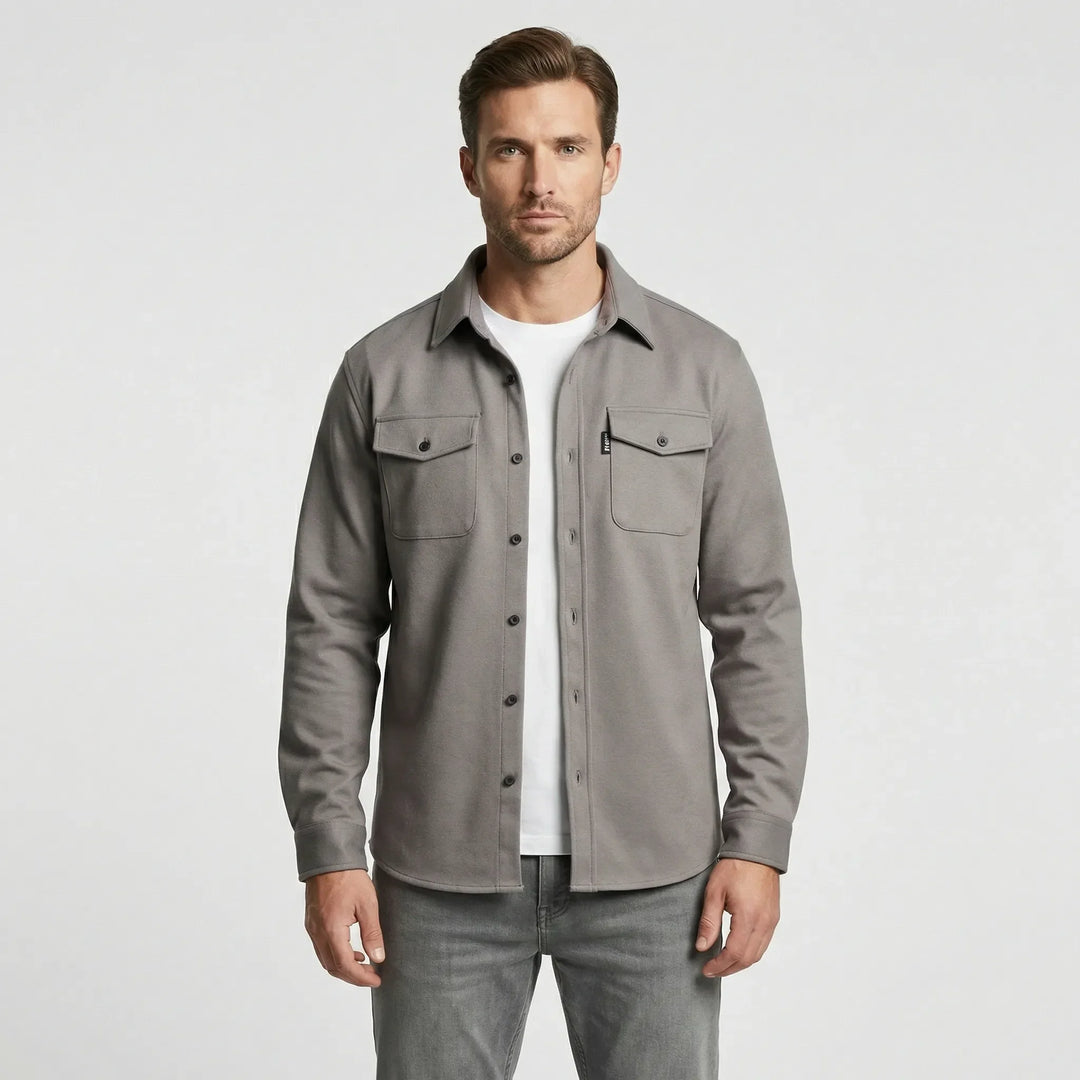 Langärmeliges Overshirt Mit Brusttaschen - Pablo