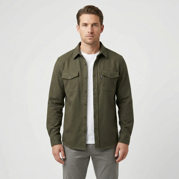 Langärmeliges Overshirt Mit Brusttaschen - Pablo
