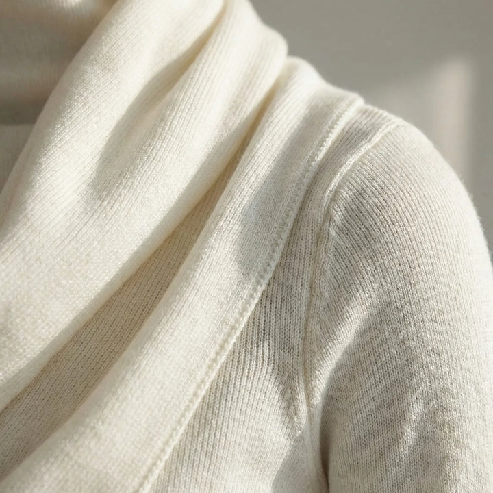Langarmiger Strickpullover In Wickeloptik - Maryann