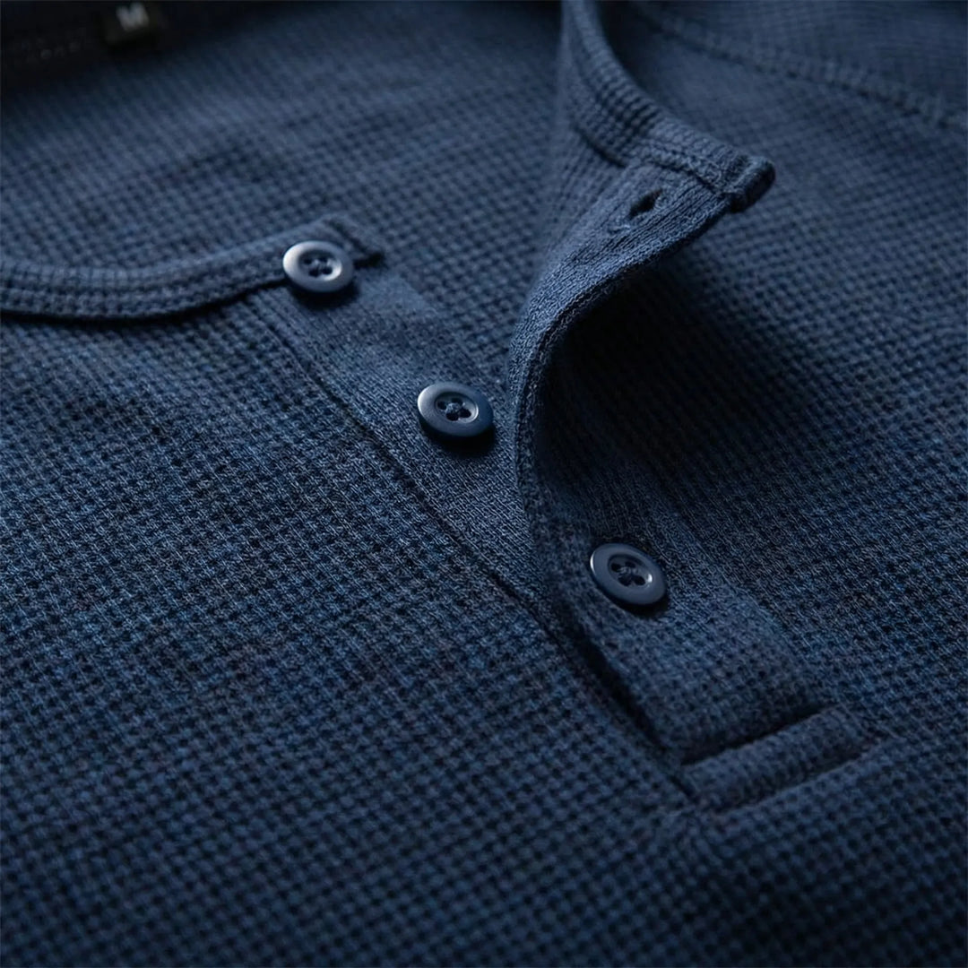 Langarmshirt Mit Knopfleiste - Giuseppe
