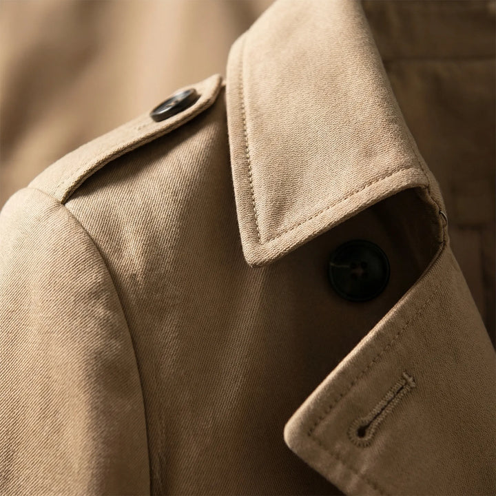 Langer Taillierter Trenchcoat - Alicia