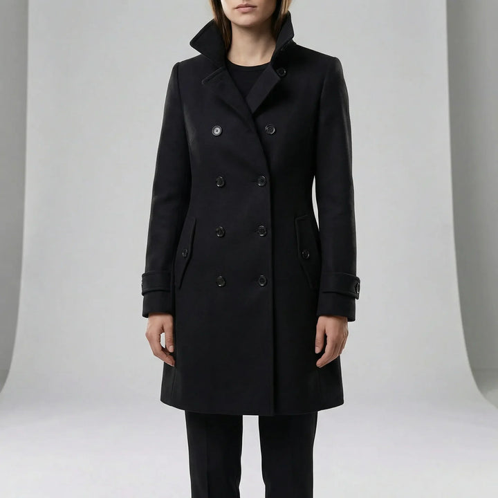 Langer Taillierter Trenchcoat - Alicia