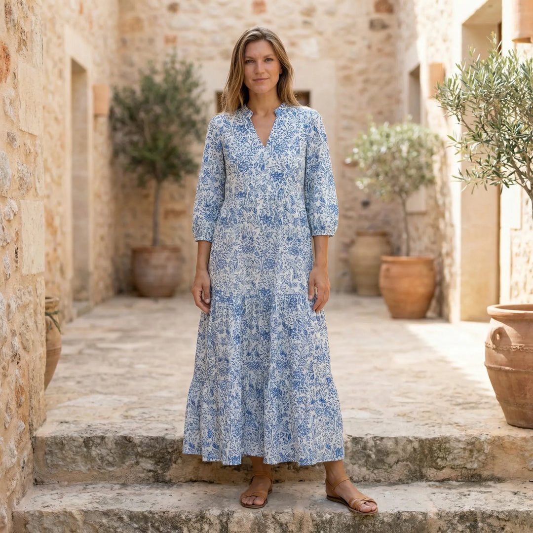 Langes Gestuftes Maxikleid - Kimberley