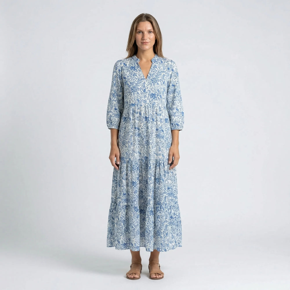 Langes Gestuftes Maxikleid - Kimberley