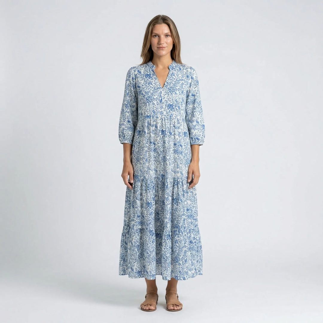Langes Gestuftes Maxikleid - Kimberley
