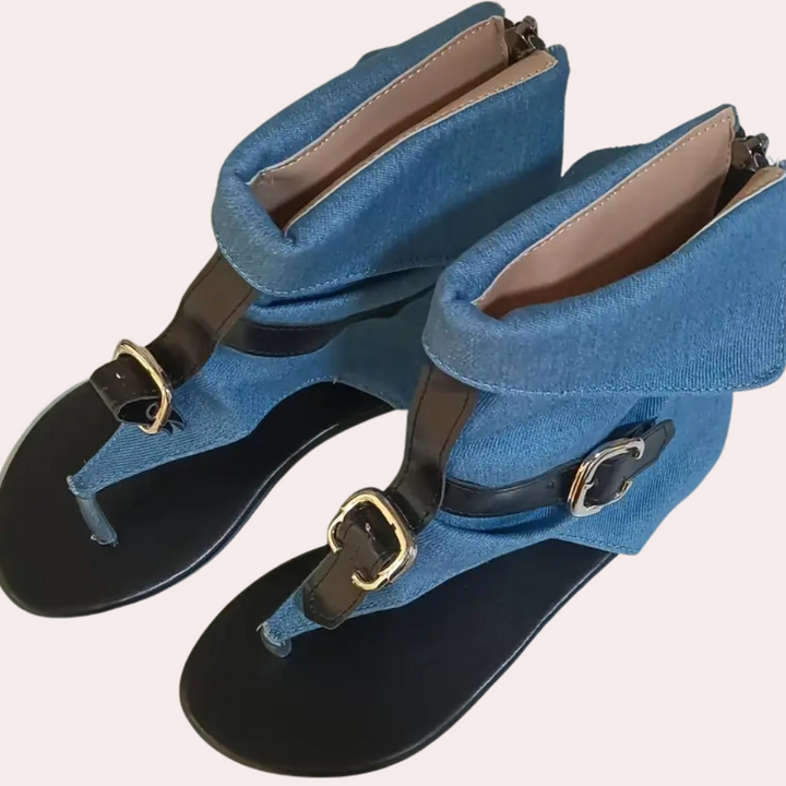 Trendy Denim Sandals for Women - Nova