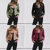 Women's Suede Biker Jacket – Noelia