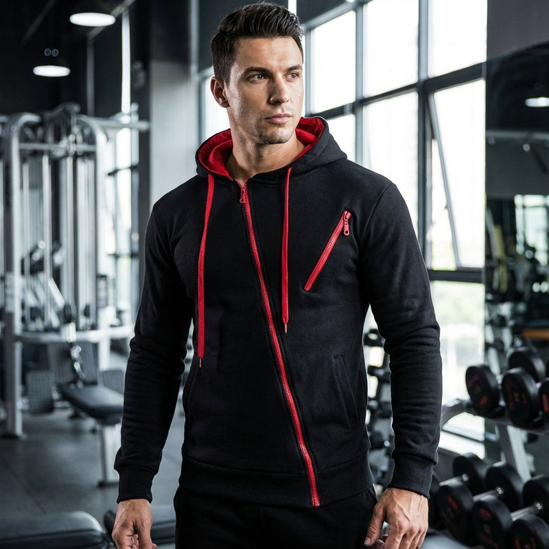 Lichtgewicht Trainingsjack met Capuchon - Kenneth