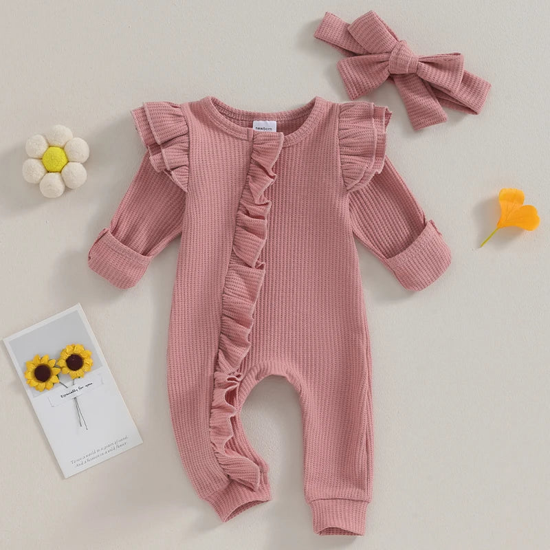 Meisjes Babypakje met Ruches – NolaBloom