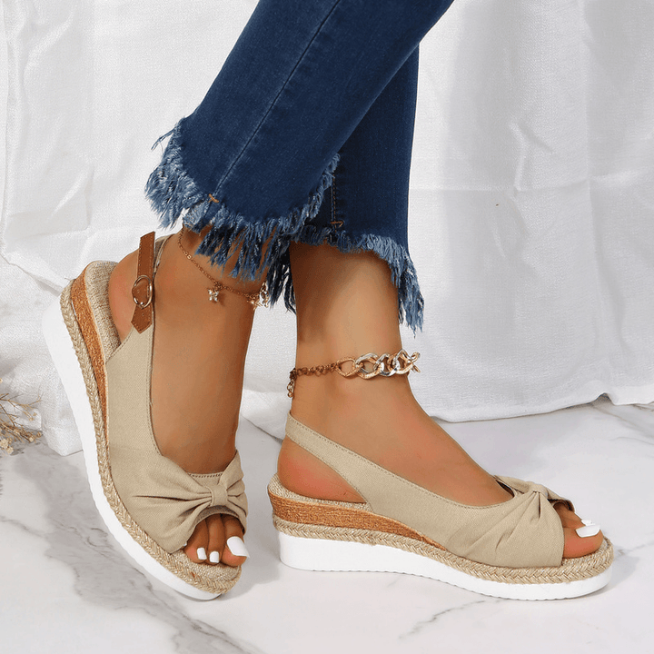 Dames Sleehak Sandalen - ComfiLift