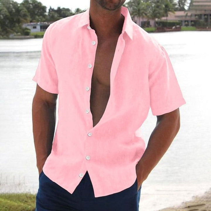 Lightweight Casual Shirt With Button Placket - Donald