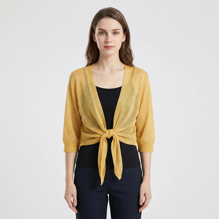 Lightweight Sparkly Shrug Cardigan - Kristi