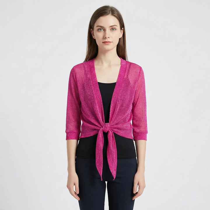 Lightweight Sparkly Shrug Cardigan - Kristi