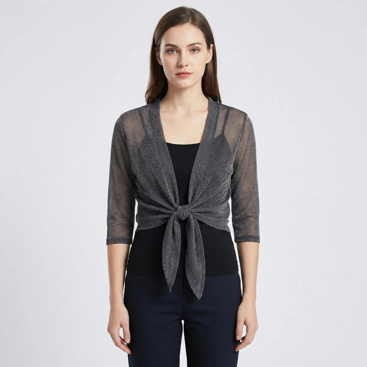 Lightweight Sparkly Shrug Cardigan - Kristi