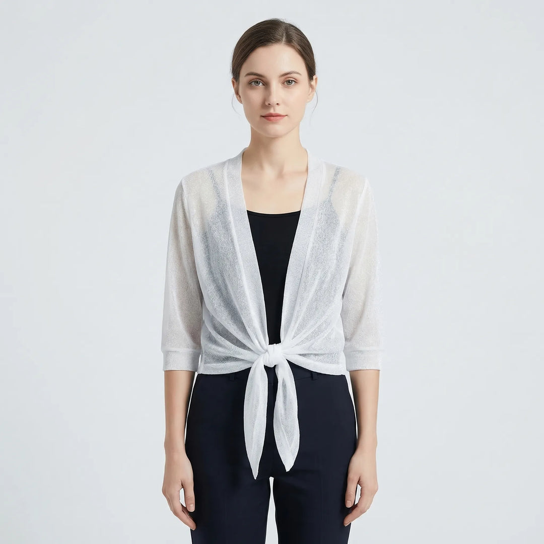 Lightweight Sparkly Shrug Cardigan - Kristi