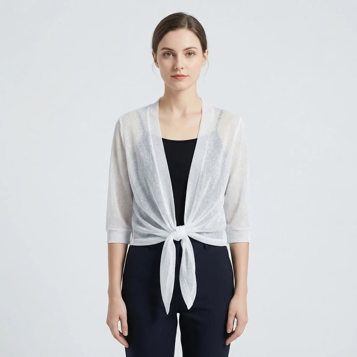 Lightweight Sparkly Shrug Cardigan - Kristi