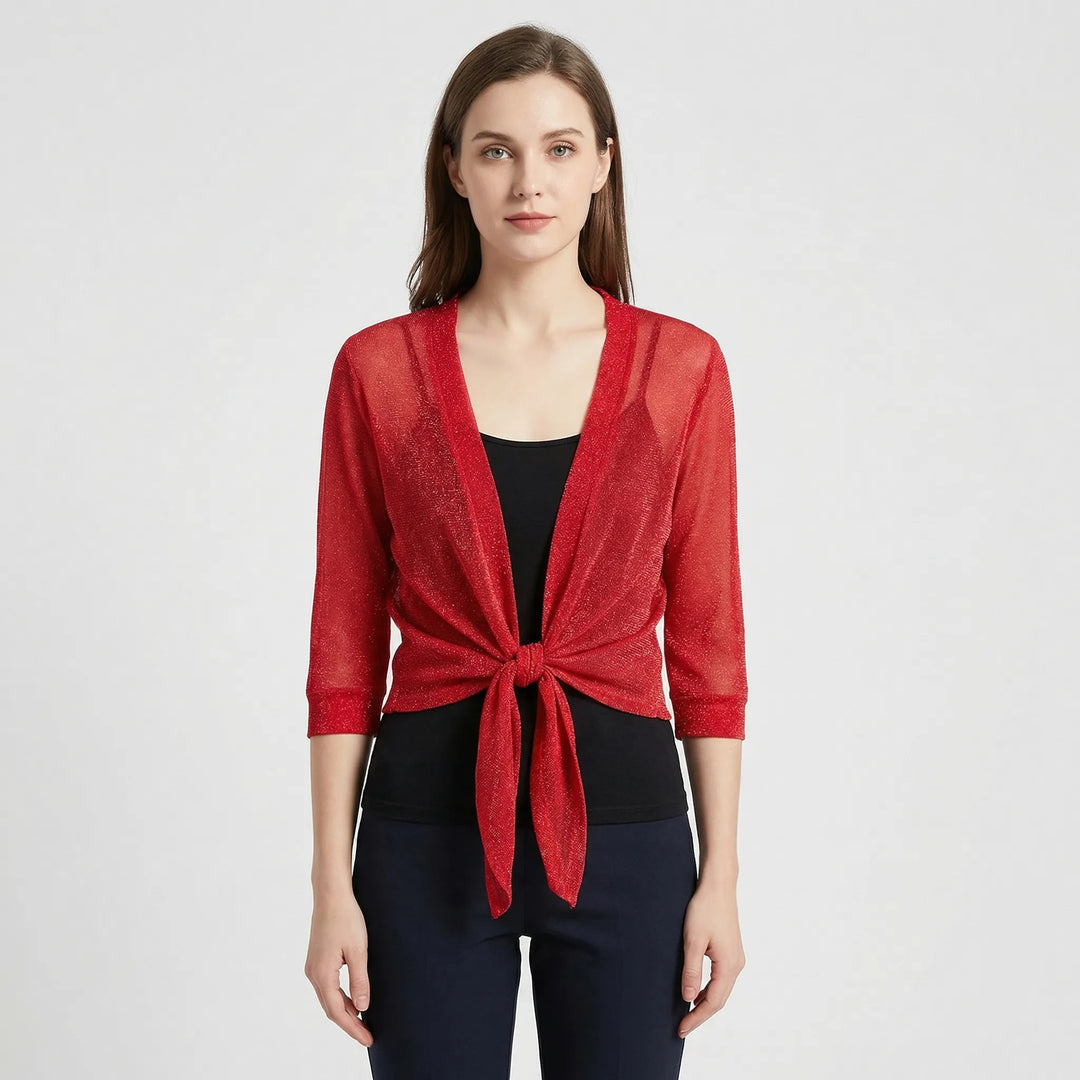 Lightweight Sparkly Shrug Cardigan - Kristi