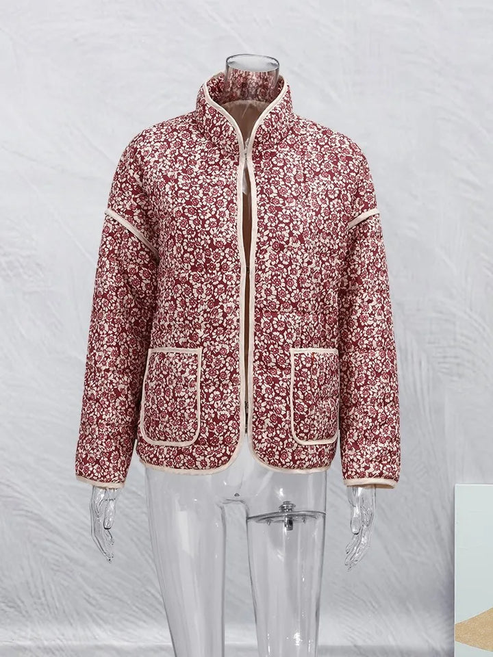 Lightweight Women's Jacket With Round Neckline - Johanna