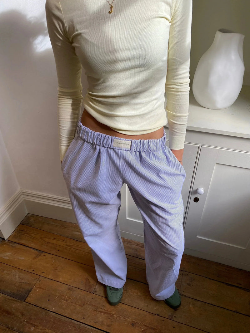 Zachte Bio-Katoenen Loungbroek – Sienna