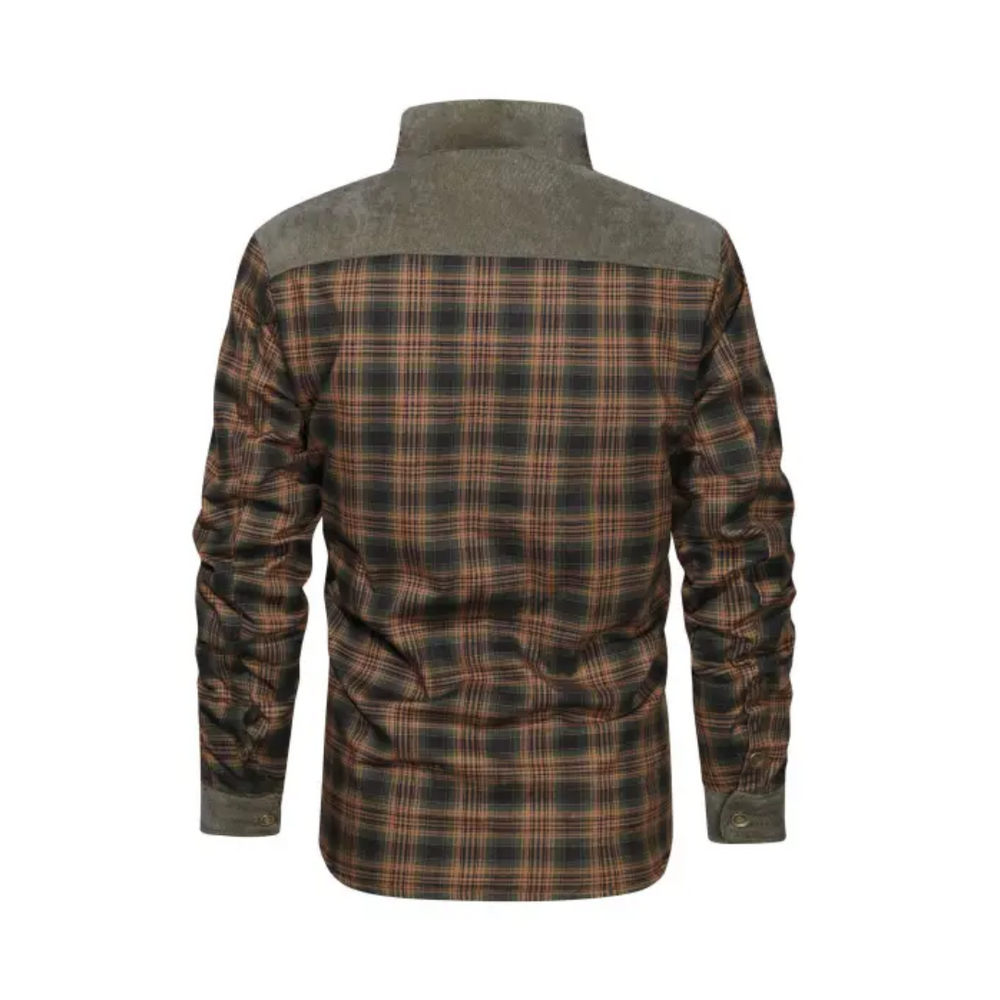 Lined Jacket With Tartan Pattern - Rex