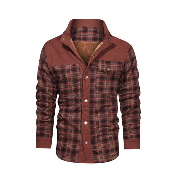 Lined Jacket With Tartan Pattern - Rex
