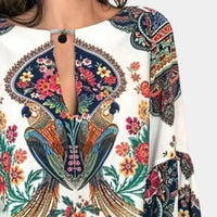 Luchtige Dames zomerblouse met Bloemenprint - Isabelle