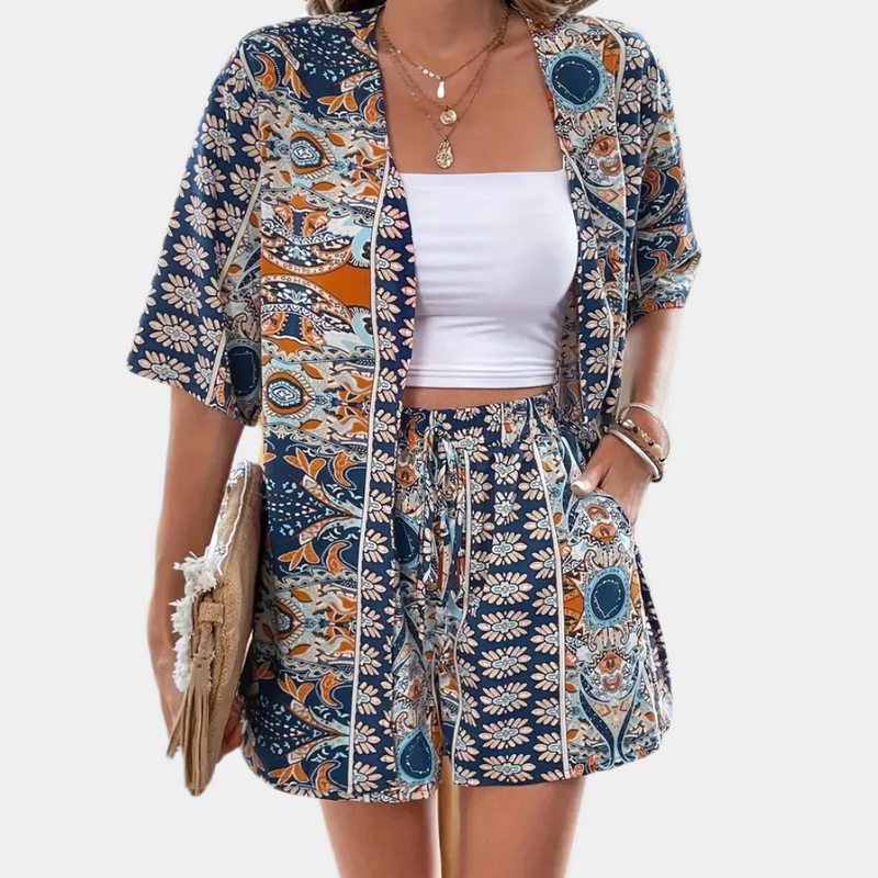 Trendy Two-Piece Summer Set for Women - Noëlle