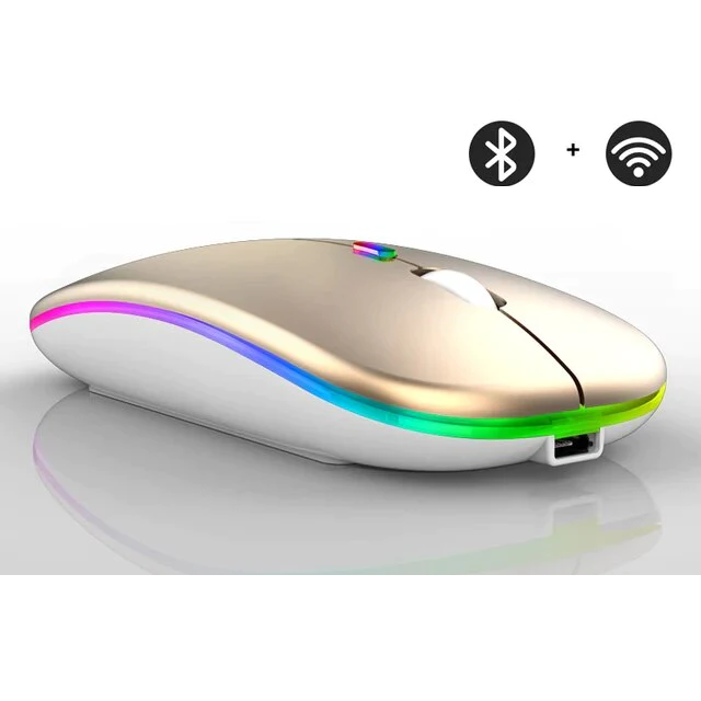 Sammy Jackson™ Wireless LED Mouse | Rechargeable Bluetooth Mouse