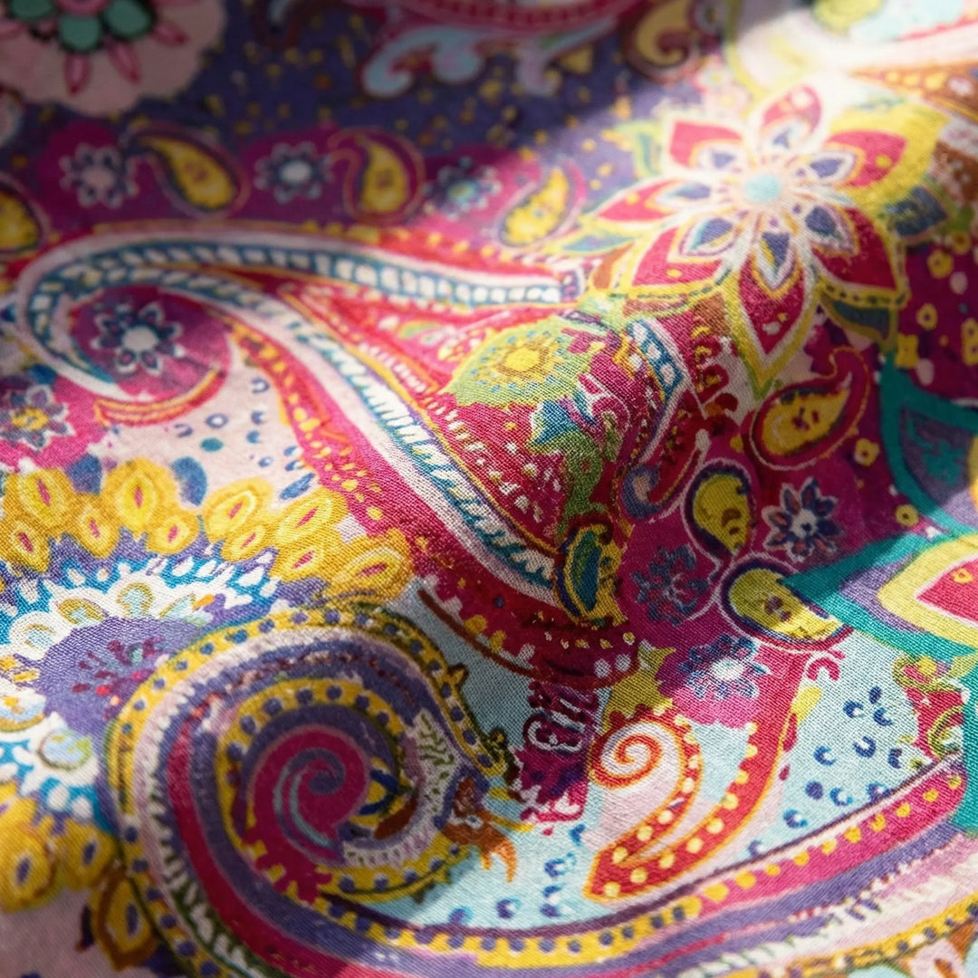 Locker Fallende Bluse Mit Paisley-Muster - Gayle