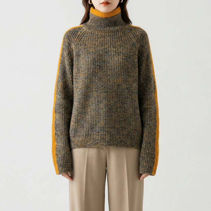 Locker Geschnittener Rollkragenpullover - Ayleen