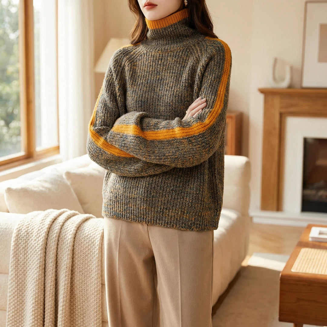 Locker Geschnittener Rollkragenpullover - Ayleen